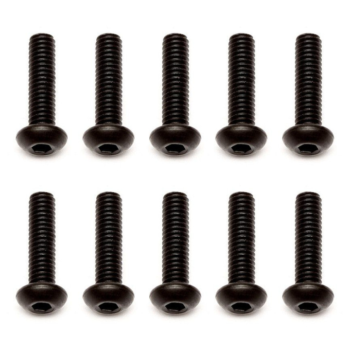 Šroub M2,4x8mm s imbusouvou půlkulatou hlavou, 10ks.