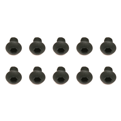 Šroub M3x4mm s imbusouvou půlkulatou hlavou, 10ks.