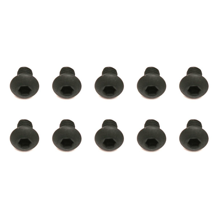 Šroub M3x4mm s imbusouvou půlkulatou hlavou, 10ks.
