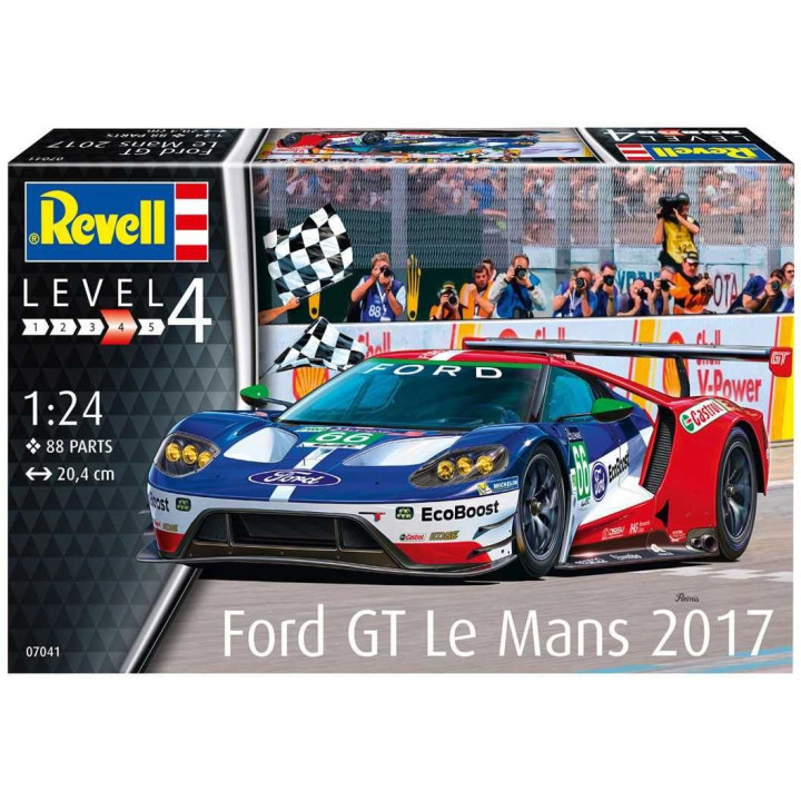 Plastic ModelKit auto 07041 - Ford GT Le Mans 2017 (1:24)