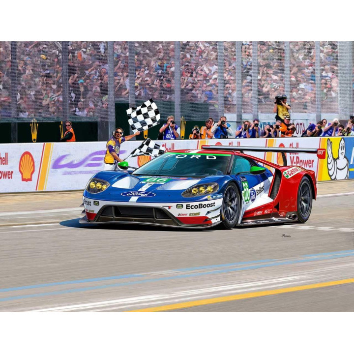 Plastic ModelKit auto 07041 - Ford GT Le Mans 2017 (1:24)