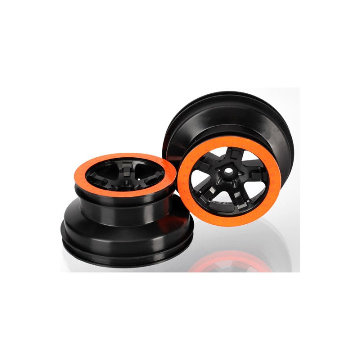 Disk kola přední 2.2/3.0" SCT černý/oranžový (2)