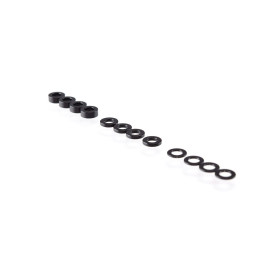 3mm sada podložek černé (0.5mm/1.0mm/2.0mm)