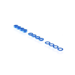 3mm sada podložek tmavě modré (0.5mm/1.0mm/2.0mm)
