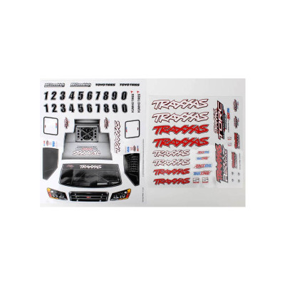 Slash 1:16 - samolepky 4WD truck team