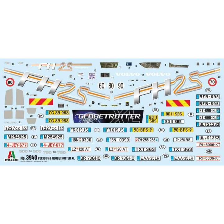 Model Kit truck 3940 - VOLVO FH4 GLOBETROTTER XL (1:24)