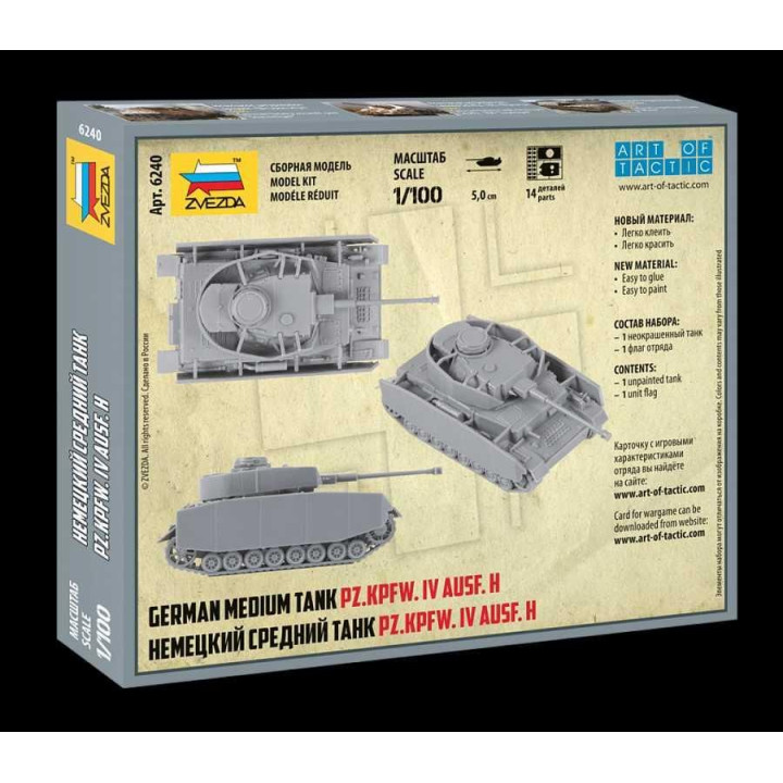 Model Kit tank 6240 - Panzer IV Ausf.H (1:100)