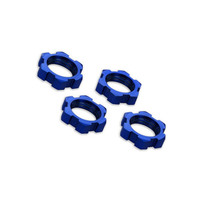 X-Maxx: Matice kol 17mm modré (4)