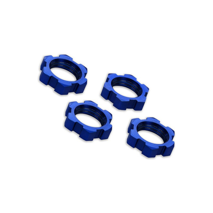 X-Maxx: Matice kol 17mm modré (4)