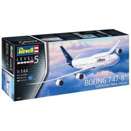 Plastic ModelKit letadlo 03891 - Boeing 747-8 Lufthansa "New Livery" (1:144)