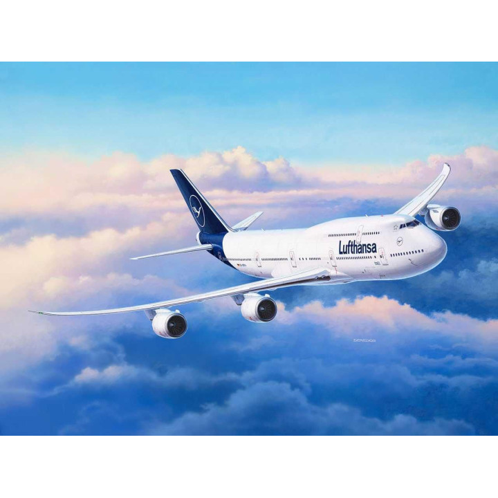Plastic ModelKit letadlo 03891 - Boeing 747-8 Lufthansa "New Livery" (1:144)