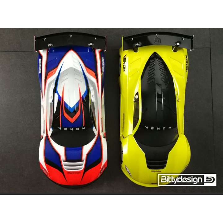Karoserie čirá Bittydesign VENOM - (190 mm)