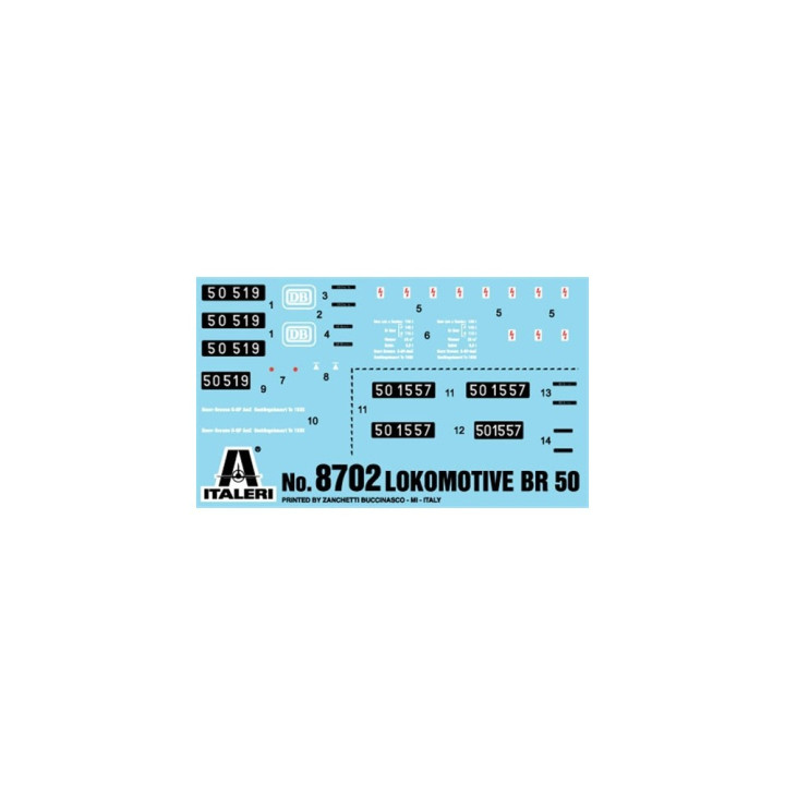 Model Kit lokomotiva 8702 - Lokomotive BR50 (1:87 / HO)