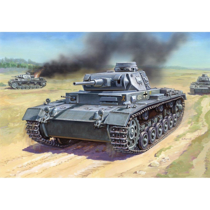 Wargames (WWII) tank 6119 - German Tank Panzer III (1:100)
