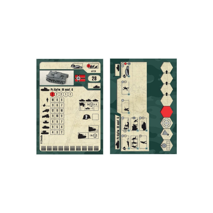 Wargames (WWII) tank 6119 - German Tank Panzer III (1:100)