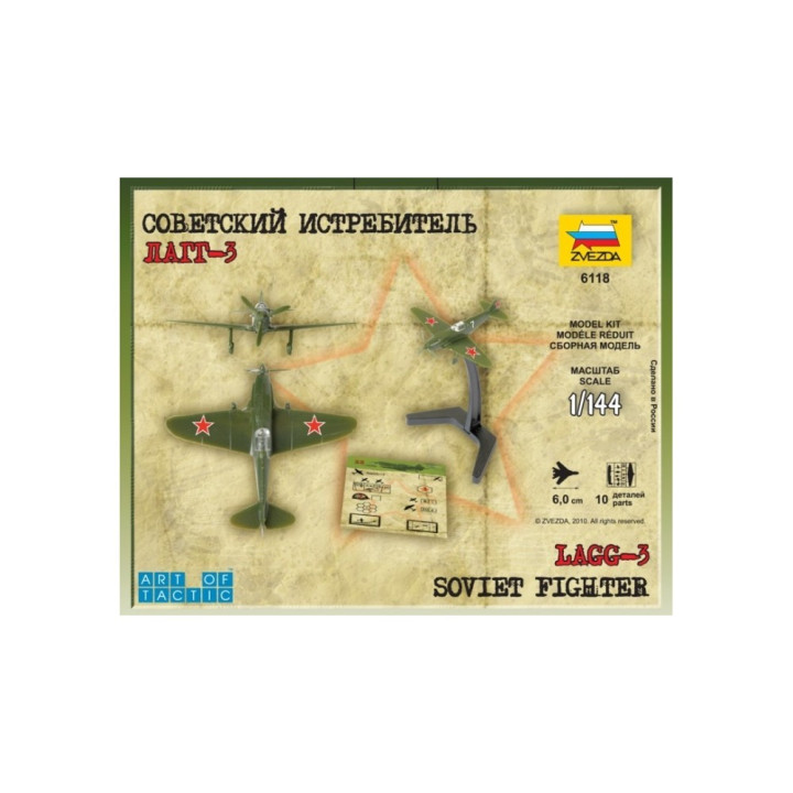 Wargames (WWII) letadlo 6118 - Soviet Fighter LaGG-3 (1:144)