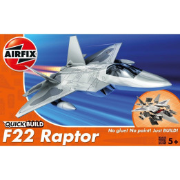 Quick Build letadlo J6005 - Lockheed Martin Raptor