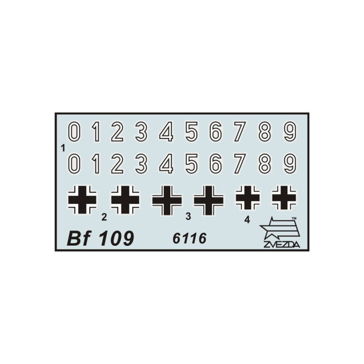 Wargames (WWII) letadlo 6116 - Messerschmitt Bf 109F-2 (1:144)