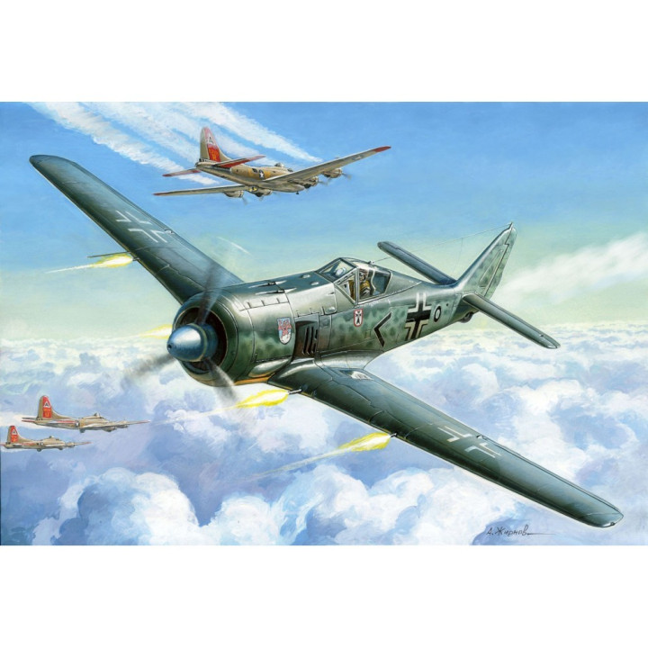 Snap Kit letadlo 7304 - FockeWulf 190 A4 (1:72)