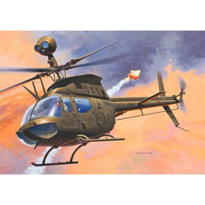 Plastic ModelKit vrtulník 04938 - Bell OH-58D "Kiowa" (1:72)