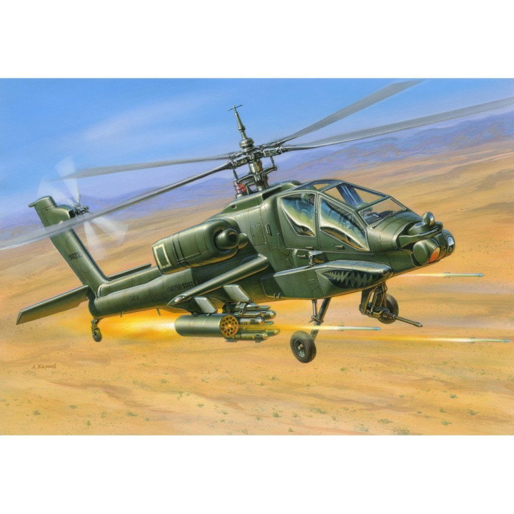 Wargames (HW) vrtulník 7408 - AH-64 Apache Helicopter (1:144)