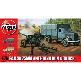 Classic Kit military A02315 - PAK 40 75mm Anti-Tank Gun & Truck (1:76)