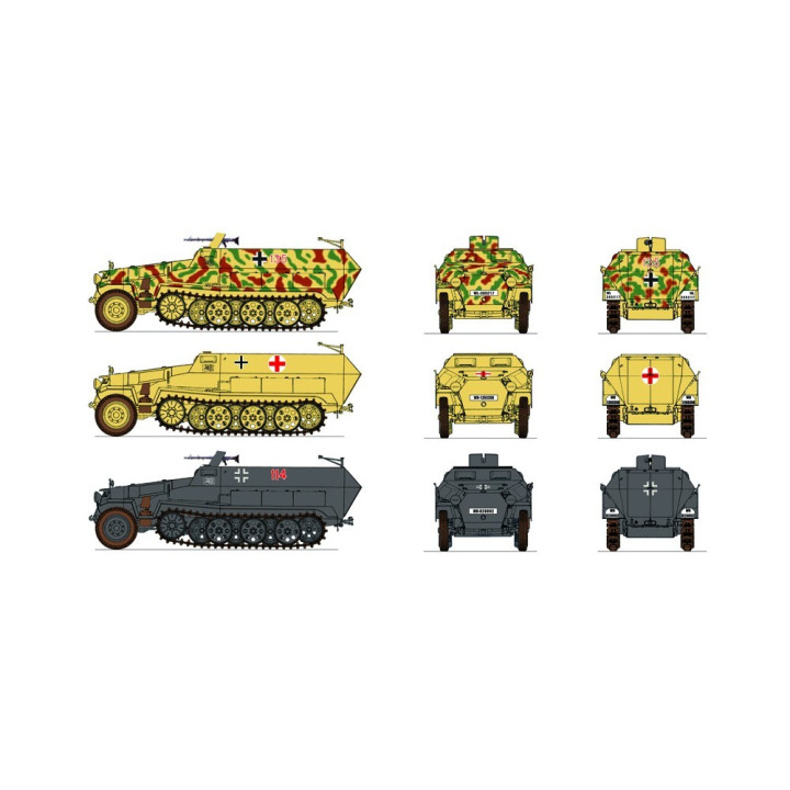 Fast Assembly military 7516 - Sd.Kfz.251/1 Ausf.C (1:72)