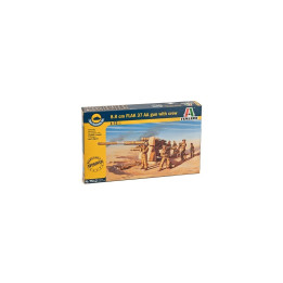 Fast Assembly military 7512 - 8.8 CM FLAK 37 AA GUN with crew (1:72)