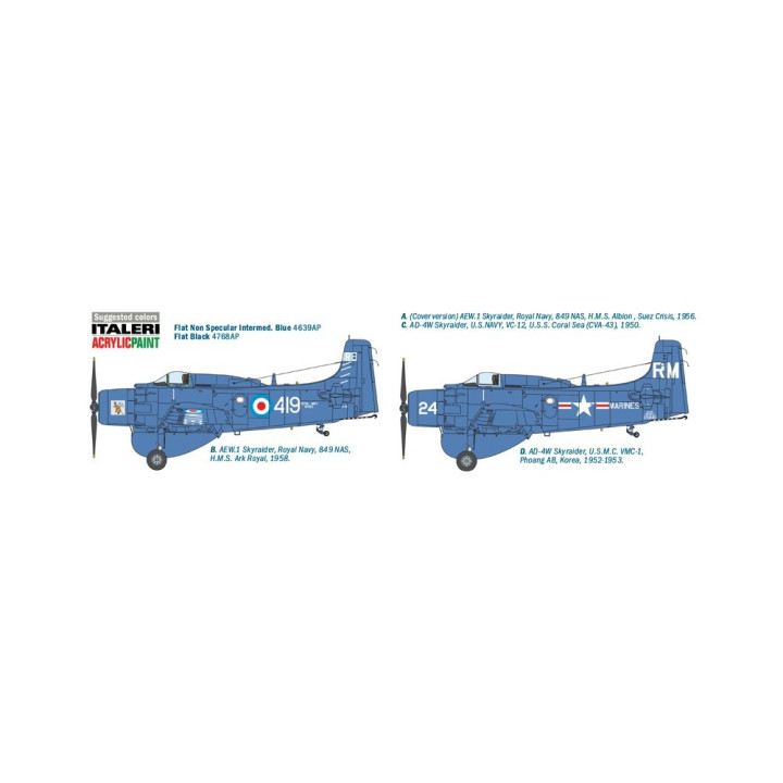 Model Kit letadlo 2757 - AD-4W Skyraider(1:48)