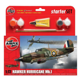 Starter Set letadlo A55111 - Hawker Hurricane Mk1 (1:72)