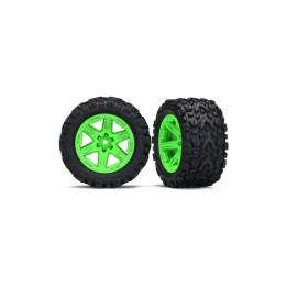 Traxxas kolo 2.8", disk RXT zelený, pneu Talon Extreme (pár)