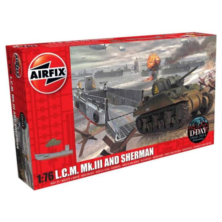 Classic Kit military A03301 - LCM and Sherman (1:76)