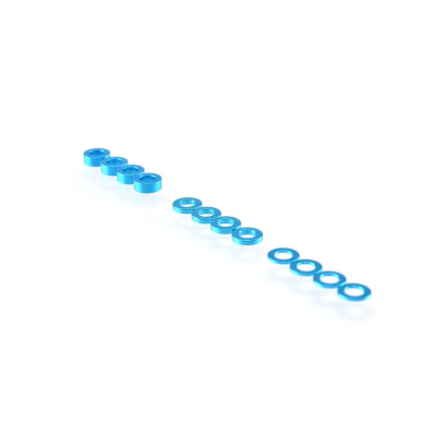 3mm sada podložek modré (0.5mm/1.0mm/2.0mm)
