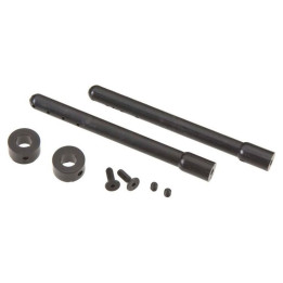 Duratrax Sloupky karosérie 75mm černé (2)