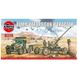 Classic Kit VINTAGE military A02314V - Bofors 40mm Gun & Tractor (1:76)