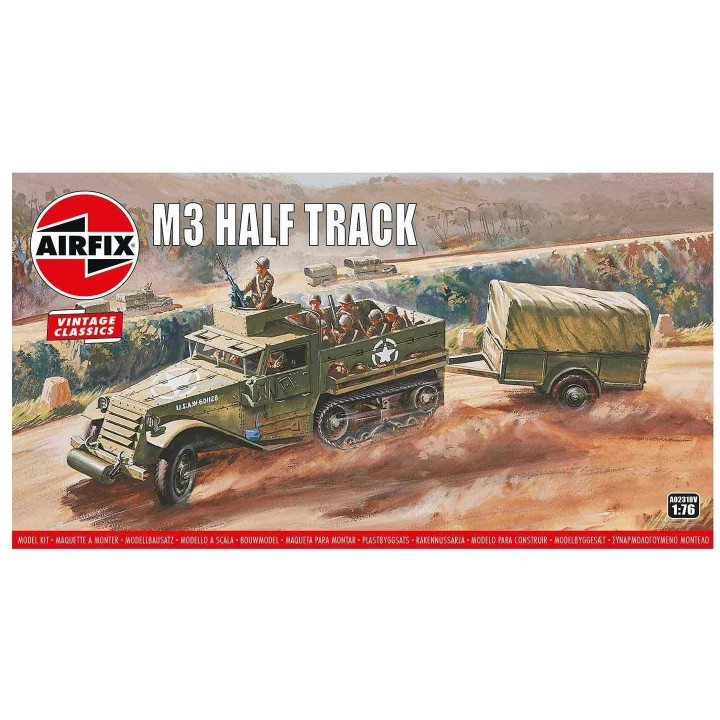 Classic Kit VINTAGE military A02318V - M3 Half Track & 1 Ton Trailer (1:76)