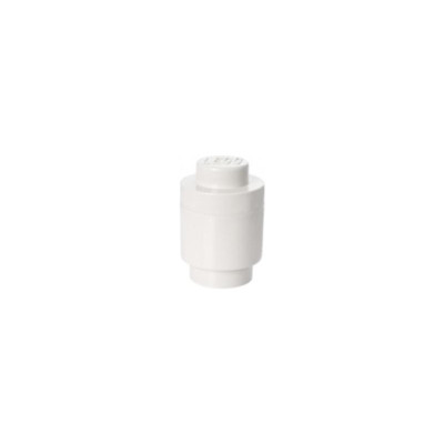 LEGO úložný box kulatý 123x183mm - bílý