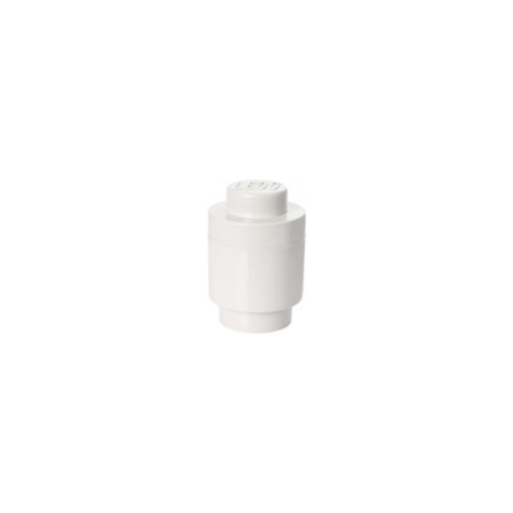 LEGO úložný box kulatý 123x183mm - bílý