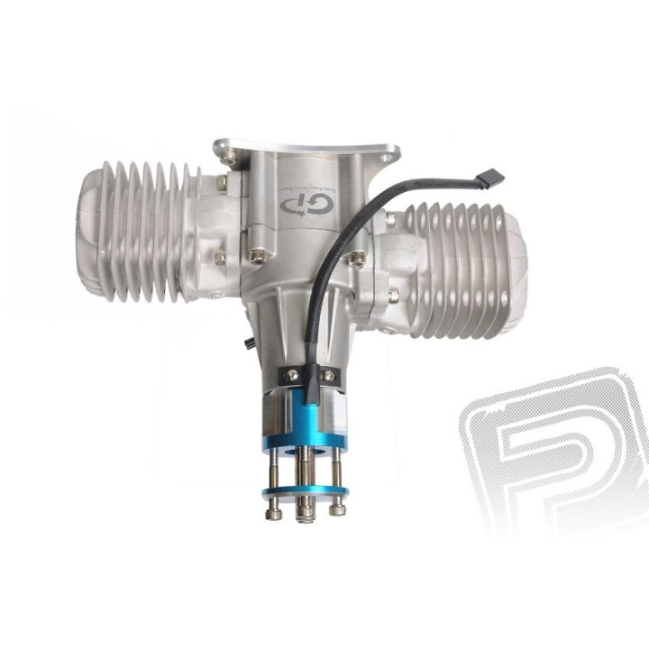 Motor GP 76 ccm V2 včetně tlumiče a příslušenství