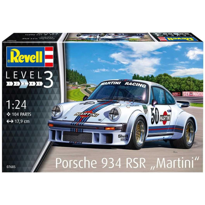 Plastic ModelKit auto 07685 - Porsche 934 RSR "Martini" (1:24)
