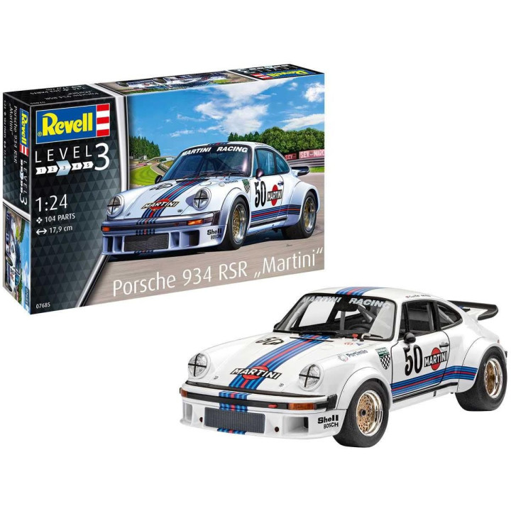 Plastic ModelKit auto 07685 - Porsche 934 RSR "Martini" (1:24)