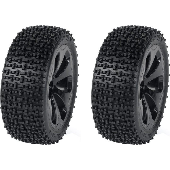 Kolo přední 3.3" Gravity M3 / SC Raptor černý (2)