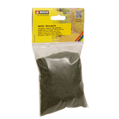 Posypová tráva, stredne zelená, 2,5 mm, 20 g