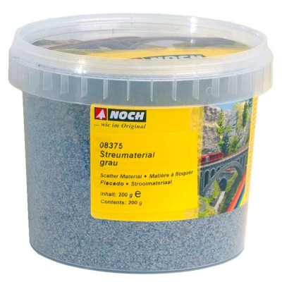 Statický materiál, šedá, 200g