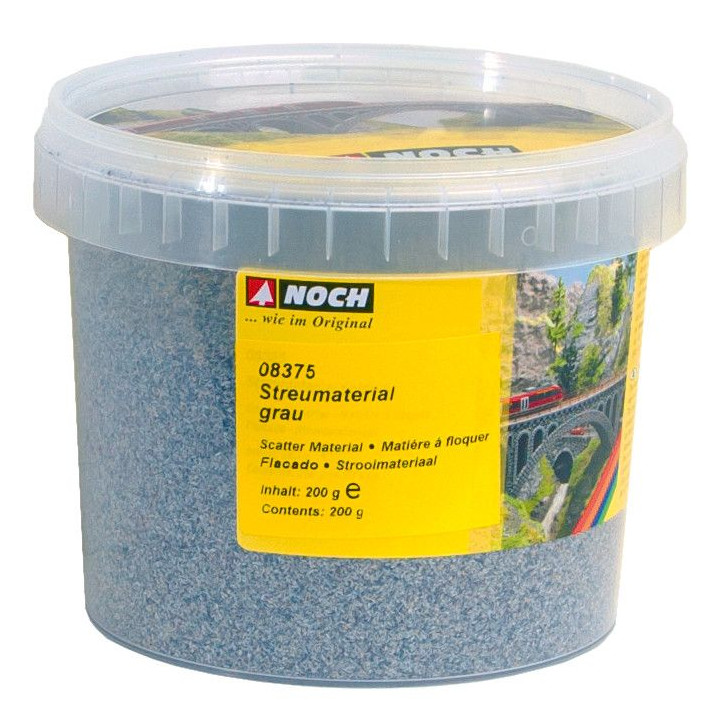 Statický materiál, šedá, 200g
