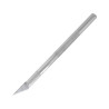 Modelcraft modelářský nůž malý držák #1, s čepelí #11. Rukojeť z hliníku o délce 125mm. Ideální pro práci v úzkých prostorách při práci se dřevem, plastem či papírem. Celková délka 143mm, průměr 8mm, hmotnost 15g.