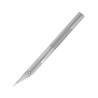 Modelcraft modelářský nůž střední, držák #2, s čepelí #2. Rukojeť z hliníku o délce 125mm. Ideální pro práci v úzkých prostorách při práci se dřevem, plastem či papírem. Celková délka 149mm, průměr 11mm, hmotnost 28g.