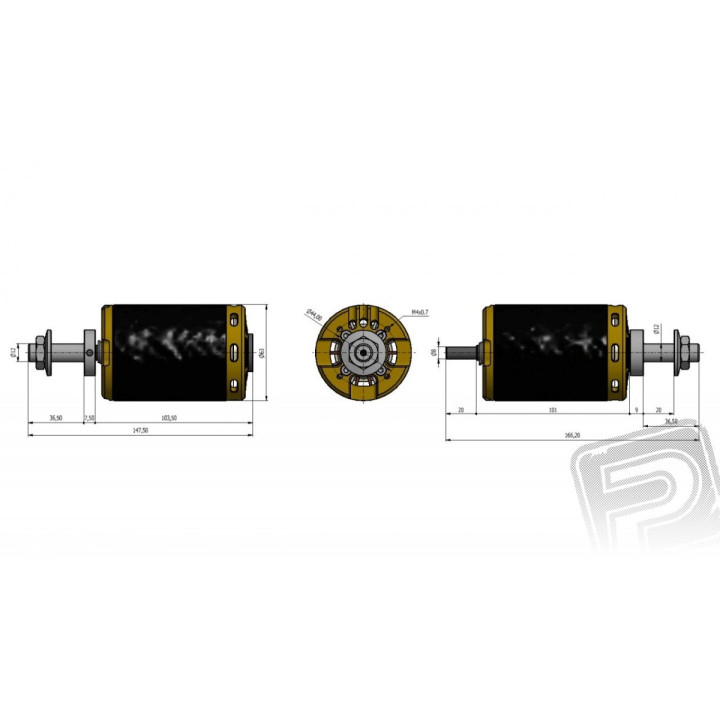 AXI 5360/18HD V2 střídavý motor