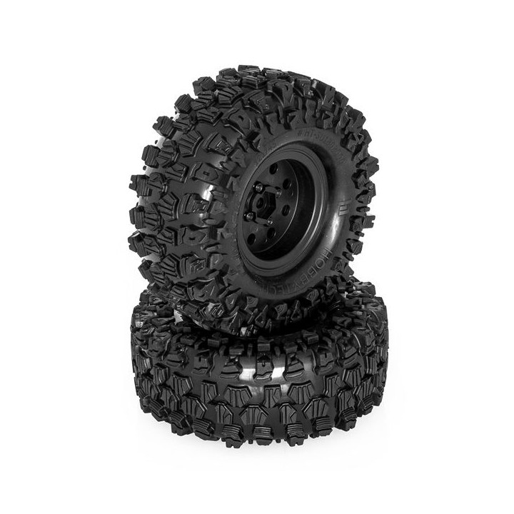 Kompletní CRAWLER 1/10 gumy "CLIMBER", černý disk, 2 ks.