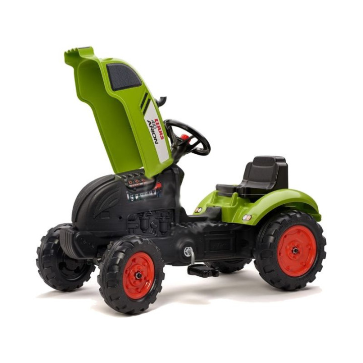 FALK - Šlapací traktor Claas Arion 410 s vlečkou